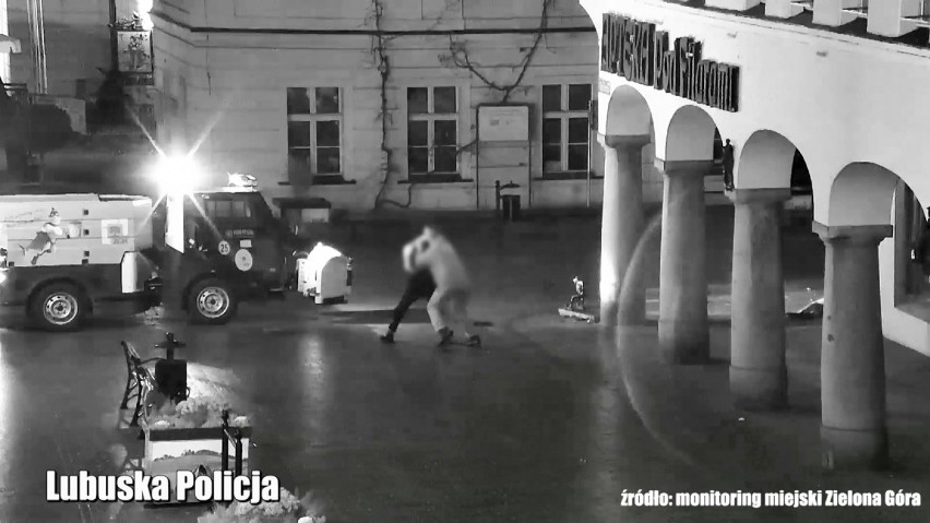 Zielonogórscy policjanci zatrzymali agresywnego mężczyznę,...