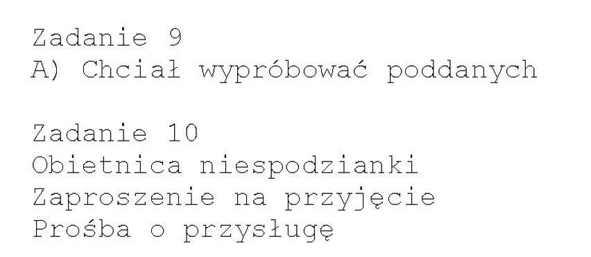 TEST TRZECIOKLASISTY 2013 OBUT - w poniedziałek, 21 maja....