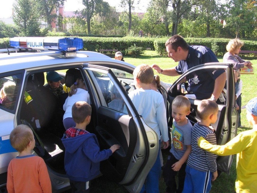 Wąbrzeźno: Policja z wizytą u dzieci z przedszkola Bajka [ZDJĘCIA]