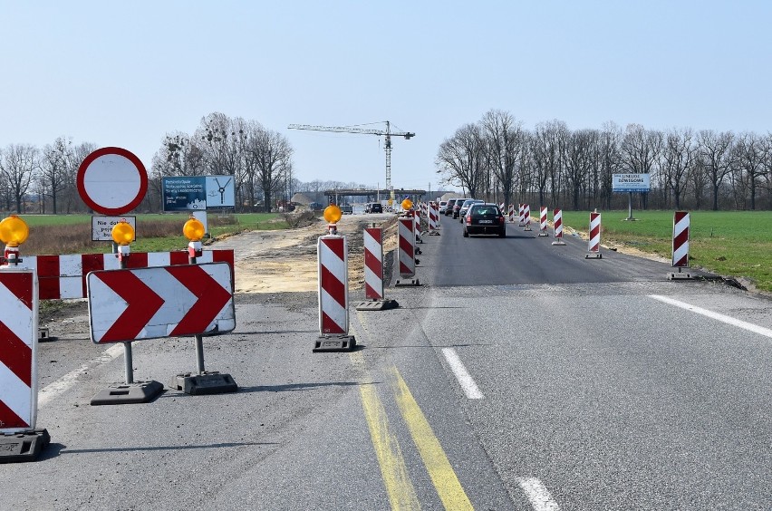 Ruch wahadłowy na obwodnicy północnej Opola do tej pory...