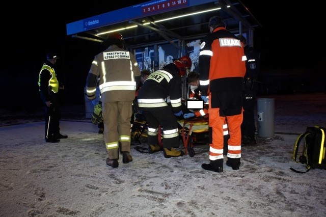 Ranny mężczyzna na ulicy Grodzkiej w Słupsku. Nieszczęśliwy wypadek czy potrącenie?