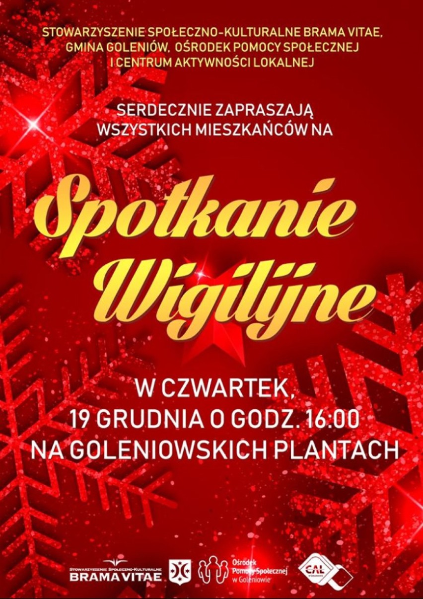 Spotkanie Wigilijne dla mieszkańców Goleniowa