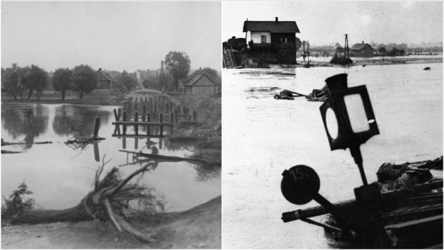 Tak wyglądał Tarnów i okolice podczas wielkiej powodzi latem 1934 roku