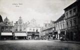 Tak wyglądał Rynek w Lubinie, gdy miasto było niemieckie. Poznasz wszystkie te miejsca?