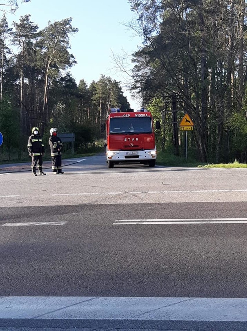 Tragiczny wypadek na DK 10 w Skępem powiecie lipnowskim. Nie żyje motocyklista [zdjęcia, wideo]