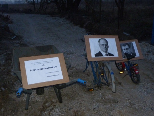 Radomsko: Otwarcie nieistniejącej ścieżki rowerowej na Bartodziejach