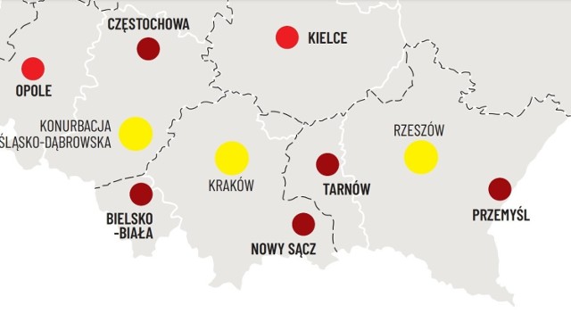 Instytut Sobieskiego opublikował raport zakładający korektę układu województw w Polsce.