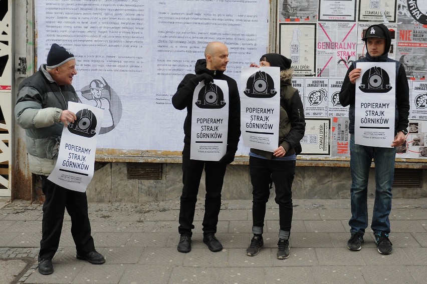 Skłot Odzysk: Anarchiści poparli górników
