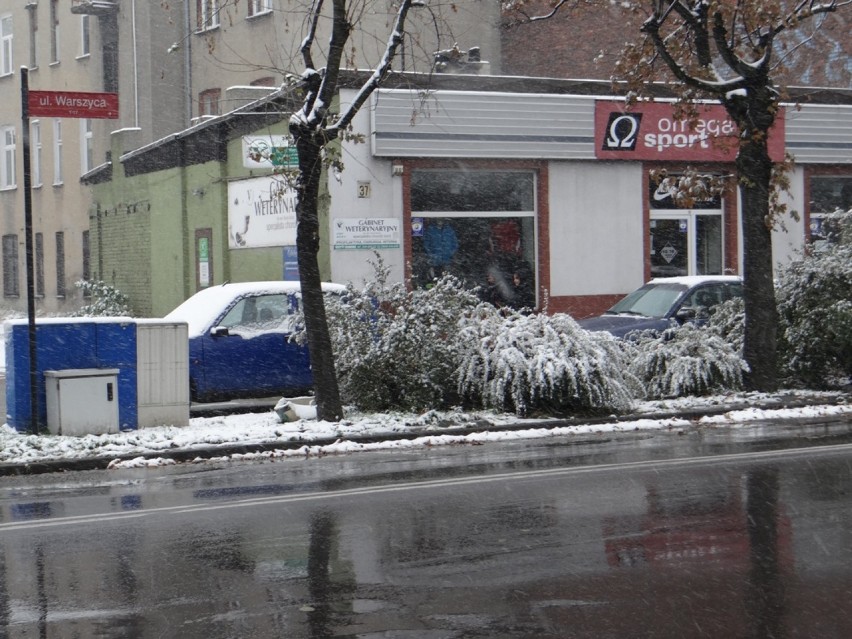 Atak zimy w Radomsku (październik 2015)