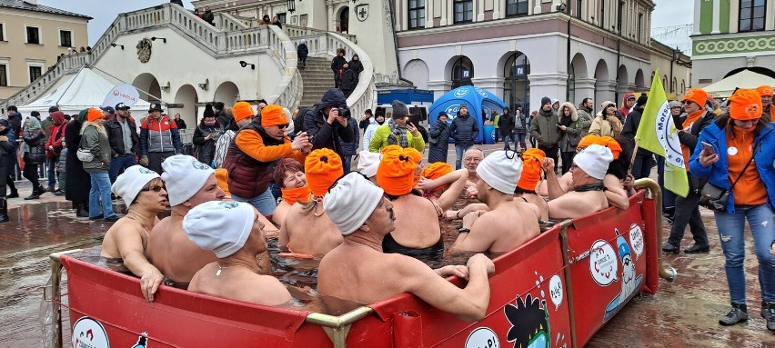 Morsowali w Zalewie Tuligłowy oraz na Rynku Wielkim w Zamościu. Zobacz zdjęcia