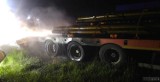 Pożar ciężarówki na autostradzie A4 pomiędzy węzłami Krapkowice i Opole Południe