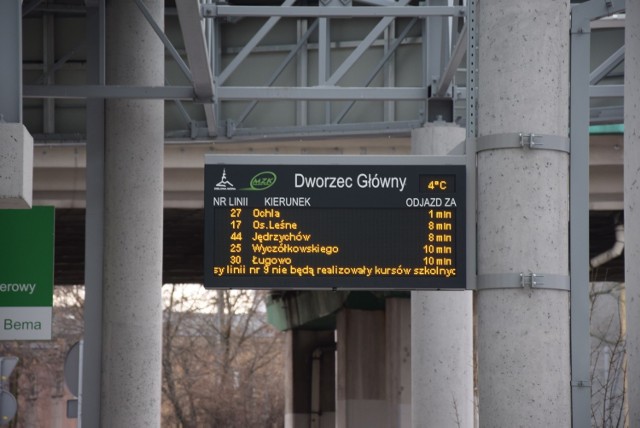 Nowe tablice informacyjne w centrum Zielonej Góry.