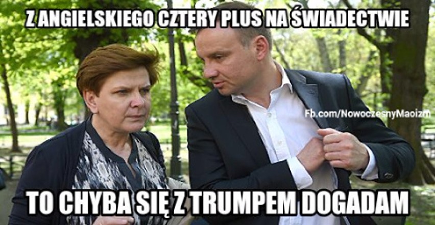 Donald Trump w Polsce [MEMY]. Prezydent USA spotkał się z Andrzejem Dudą - a internauci na to...