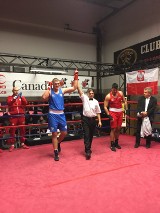 Kaliski bokser Aleksander Stawirej wygrał pojedynek w ramach meczu Kanada-Polska. Mistrza Kanady pokonał przed czasem