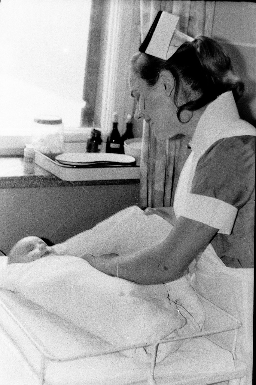 Pielęgniarki w sieradzkim szpitalu kilkadziesiąt lat temu