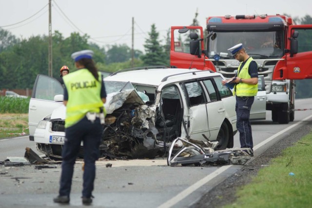 Wypadek w Skarszewie pod Kaliszem