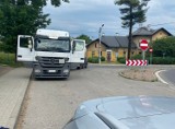 Brzeszcze. Policjanci zatrzymali na ulicy Dworcowej ciężarówkę do kontroli. Jej kierowca był pijany