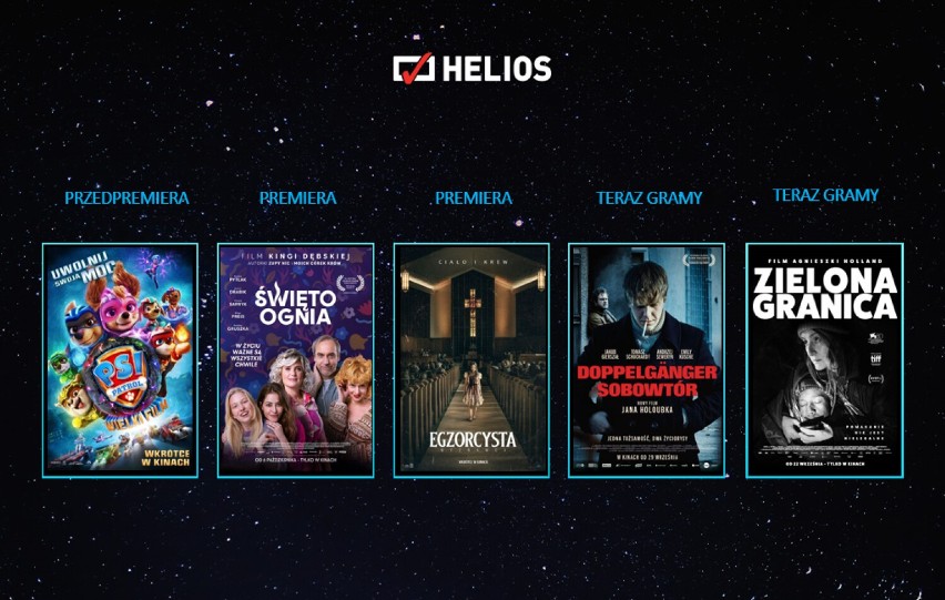 Październikowe premiery w kinach Helios. Co na ekranach? 