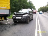 WILCZNA - Nie zachował ostrożności i uderzył w naczepę ciężarówki