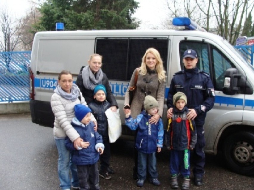 Dzieci z Koła odwiedziły KPP w Turku