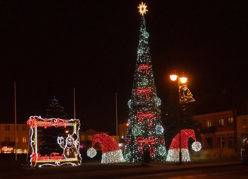 Zjawiskowe iluminacje świąteczne w regionie konińskim. Jest pięknie! Zobacz zdjęcia