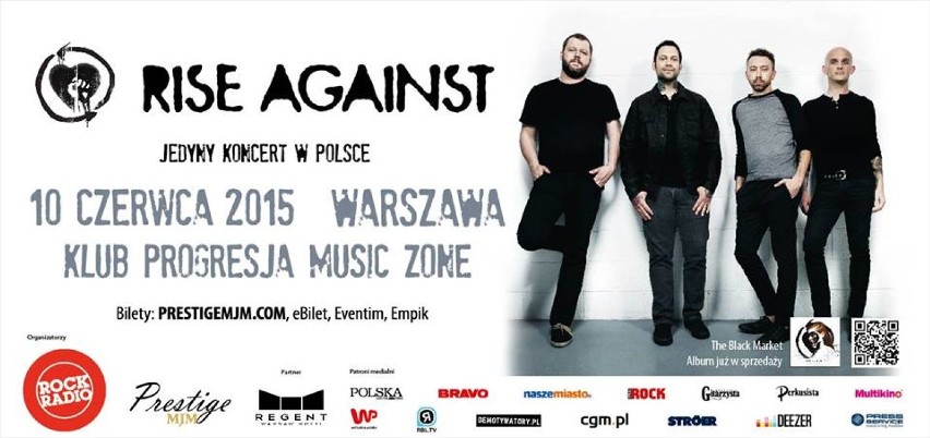 Rise Against w Polsce 10 czerwca