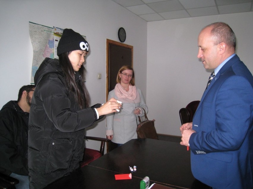 Osiek gościł studentów z Chin i Brazylii