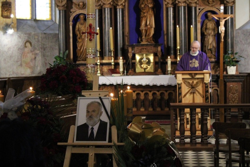 Pogrzeb Stanisława Nowackiego, byłego burmistrza Myślenic
