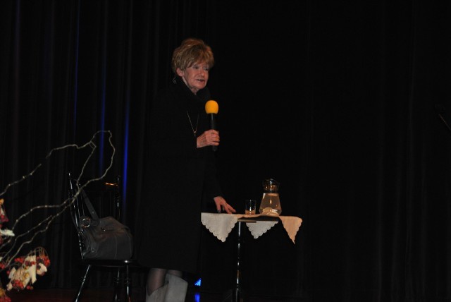 Maria Czubaszek podczas spotkania w Grodzisku Wielkopolskim