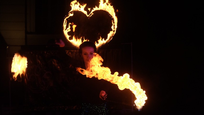 W ramach festiwalu odbyły się pokazy fire show, pokazy...