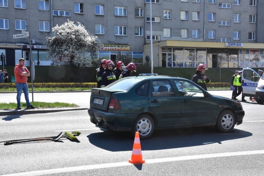 Dziecko zabrane do szpitala po wypadku w Kielcach