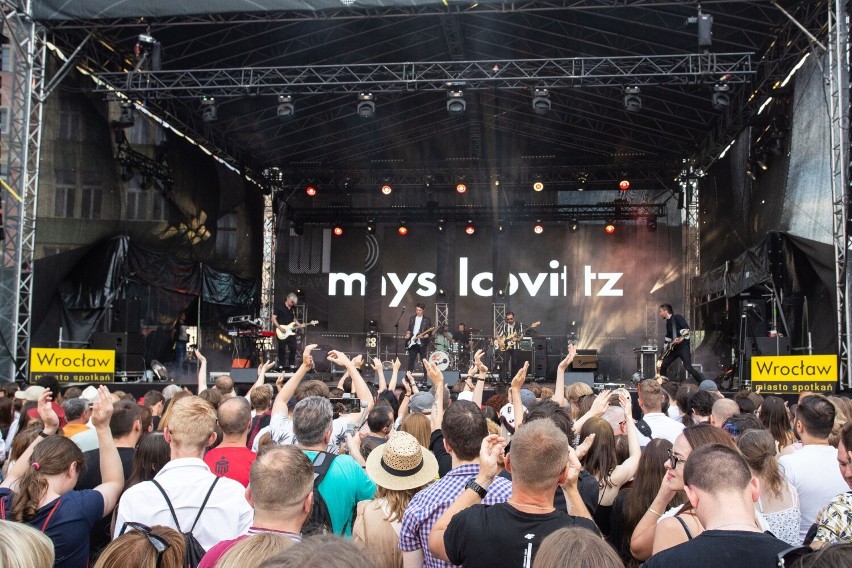Finałowy weekend święta Wrocławia. Koncerty Lady Pank i Myslovitz ściągnęły tłumy wrocławian do centrum