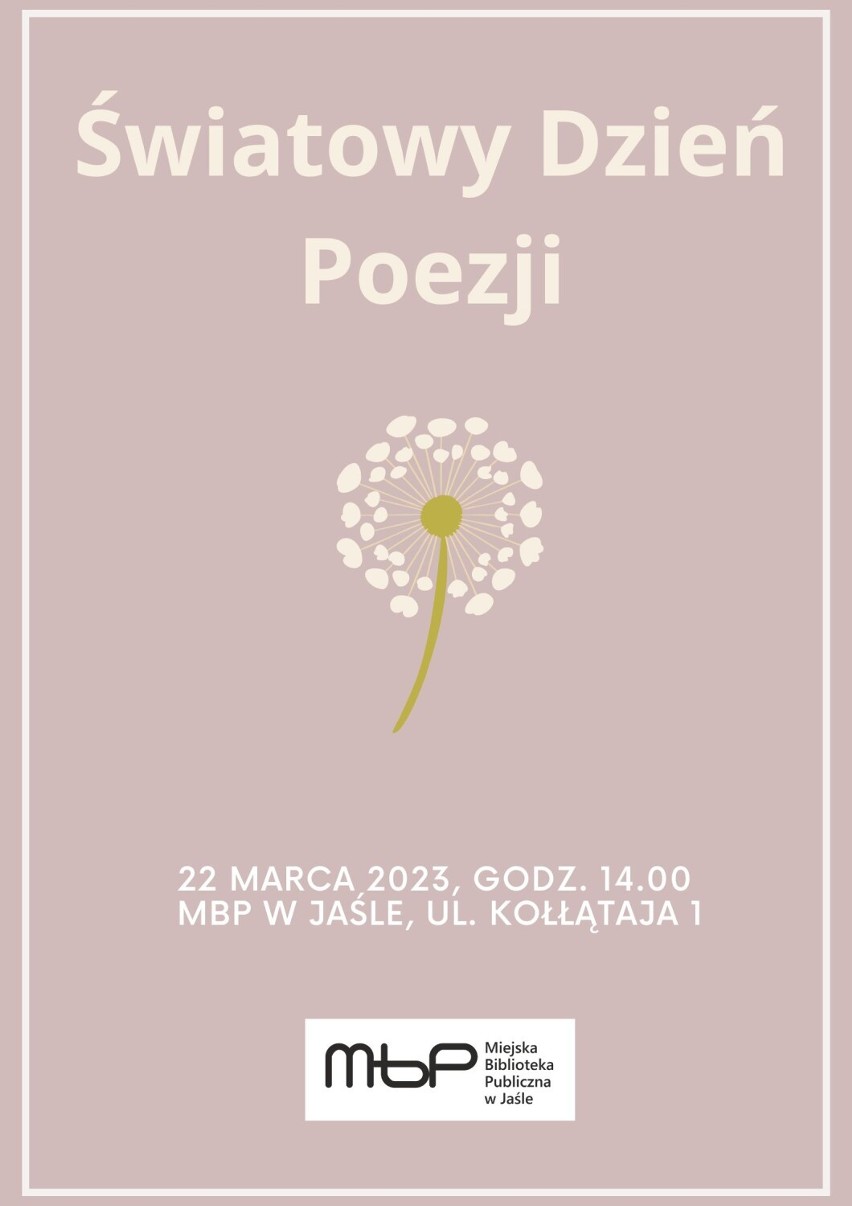 Święto poezji w Miejskiej Bibliotece Publicznej w Jaśle