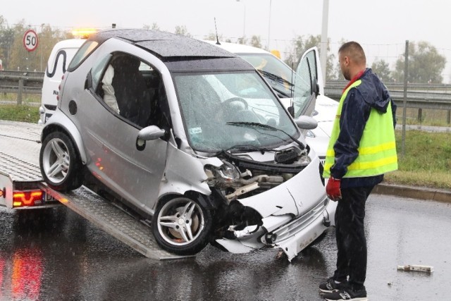 Wypadek na ul. Szczecińskiej we Wrocławiu