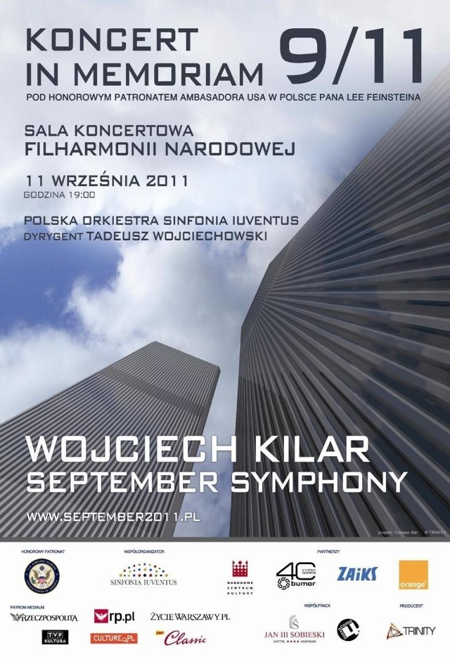 Plakat promujący koncert.