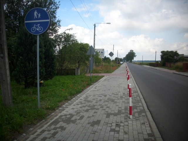 Skąd ja znam taki widok? Wygląda podobnie jak "ścieżka" wzdłuż ulicy Luboszyckiej, prowadząca na kąpielisko Silesia.