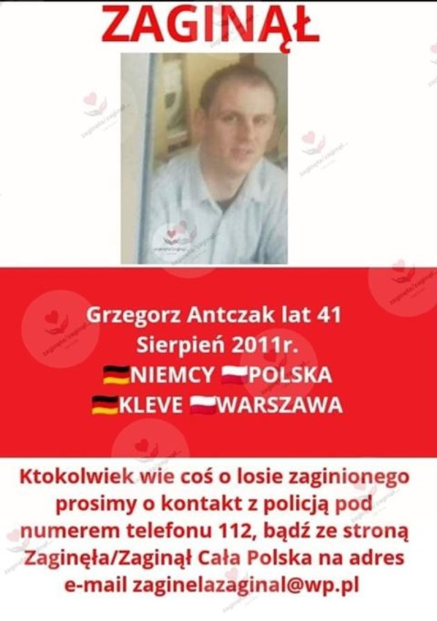Zaginął Grzegorz Antczak. Wyjechał do pracy i kontakt z nim się urwał