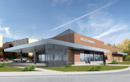 Taki projekt restauracji McDonald's zaakceptował do realizacji malborski magistrat. FOT. MATERIAŁY URZĘDU MIASTA