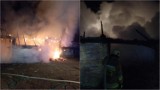 Groźny pożar pod Tarnowem. Ogień strawił stodołę w Miechowicach Wielkich, strażacy ratowali również stojący obok niej dom [ZDJĘCIA]