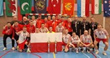 Polscy strażacy piłkarskimi wicemistrzami świata.W kadrze gracze z łódzkiego ZDJĘCIA