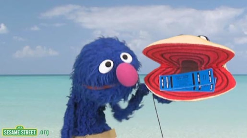 A także....parodiują inne reklamy. Tutaj Grover w parodii...