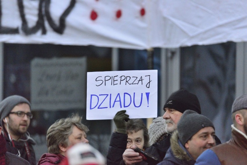 Protest KOD we Wrocławiu