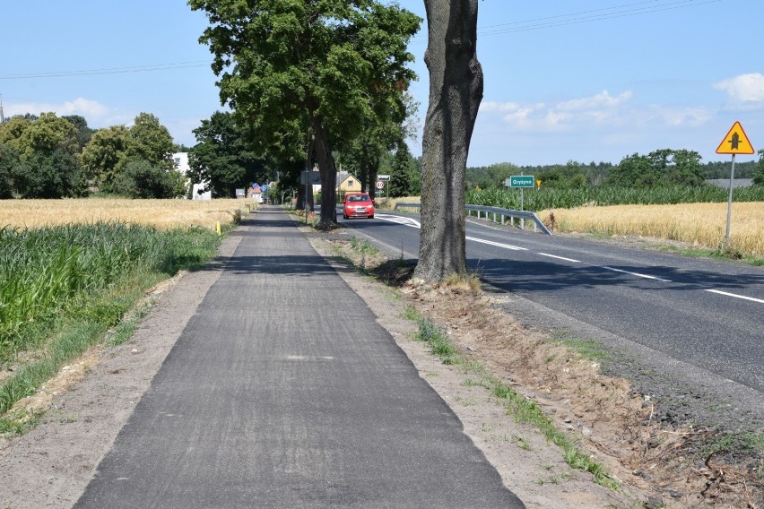 Nową drogą z Racotu przez Gryżynę do Nowego Dębca ZDJĘCIA 