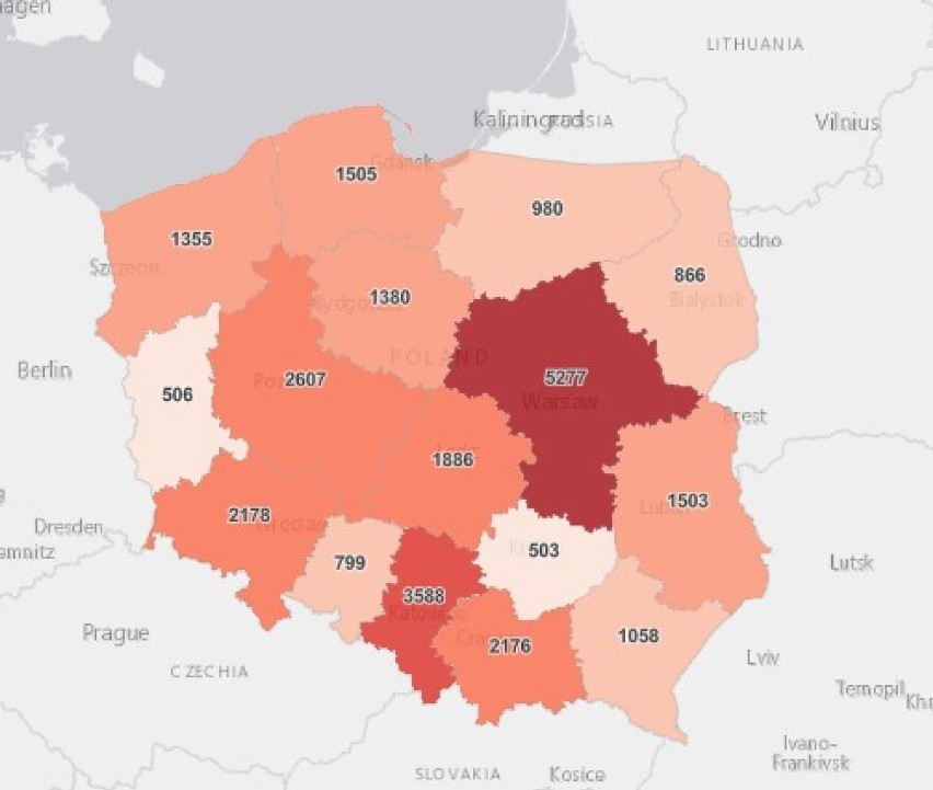 Prawie trzydzieści tysięcy zakażeń COVID-19 w Polsce. W powiatach oświęcimskim, wadowickim, chrzanowskim i olkuskim też są nowe przypadki