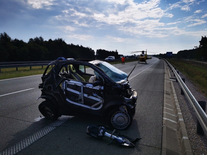 Policja poszukuje świadków śmiertelnego wypadku na S8 koło Zduńskiej Woli