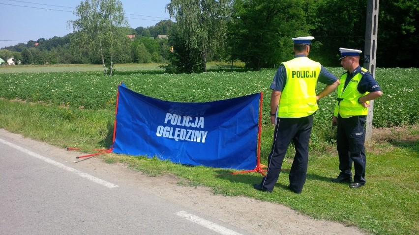 Tragiczny wypadek w Łoniowej. Nie żyje 68-letnia rowerzystka 