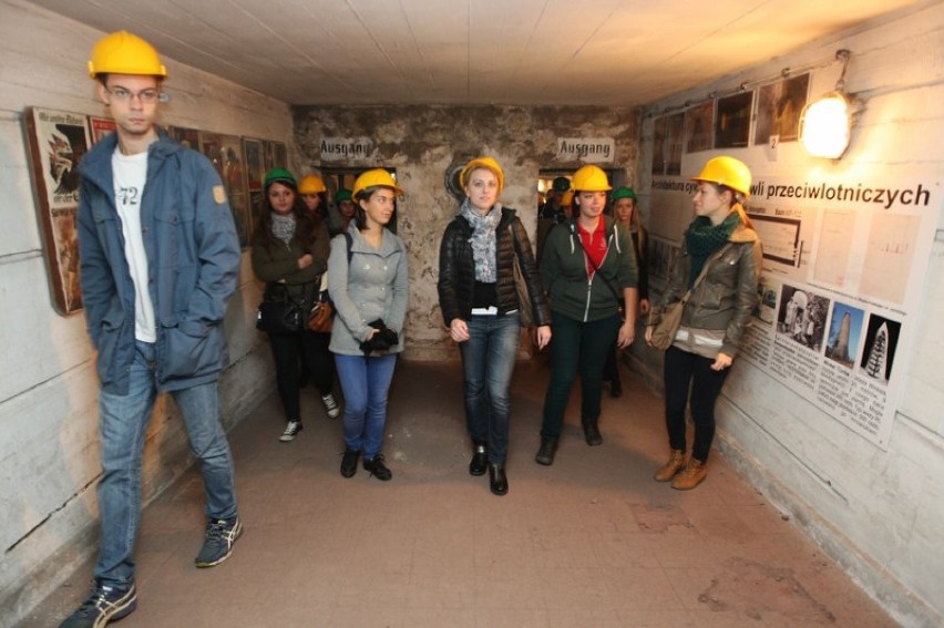 Studenci zwiedzali podziemny Szczecin