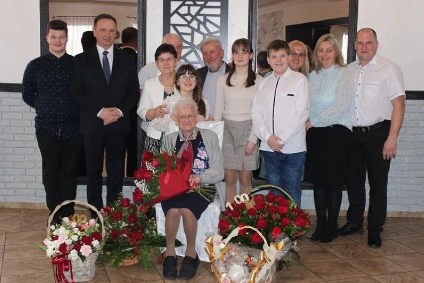 Jubilatkę odwiedził prezydent miasta Waldemar Socha