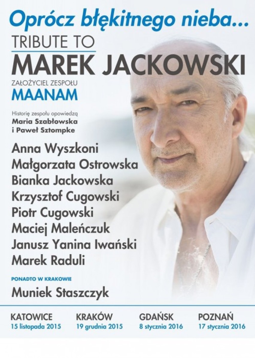 Tribute to Marek Jackowski. Przyjaciele artysty zaśpiewają w Ergo Arenie