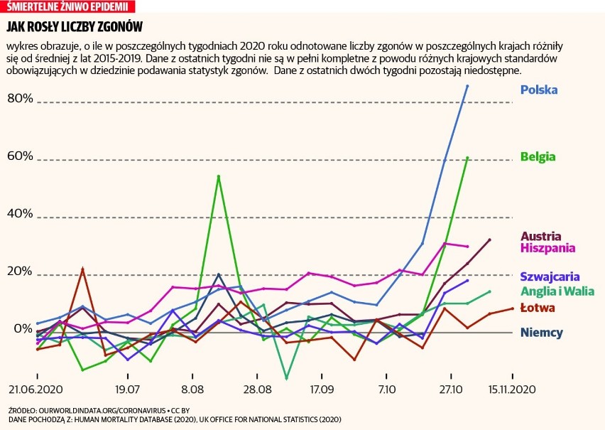 Koronawirus w Polsce. Śmiertelne żniwo epidemii jest dużo większe, niż mówią oficjalne statystyki